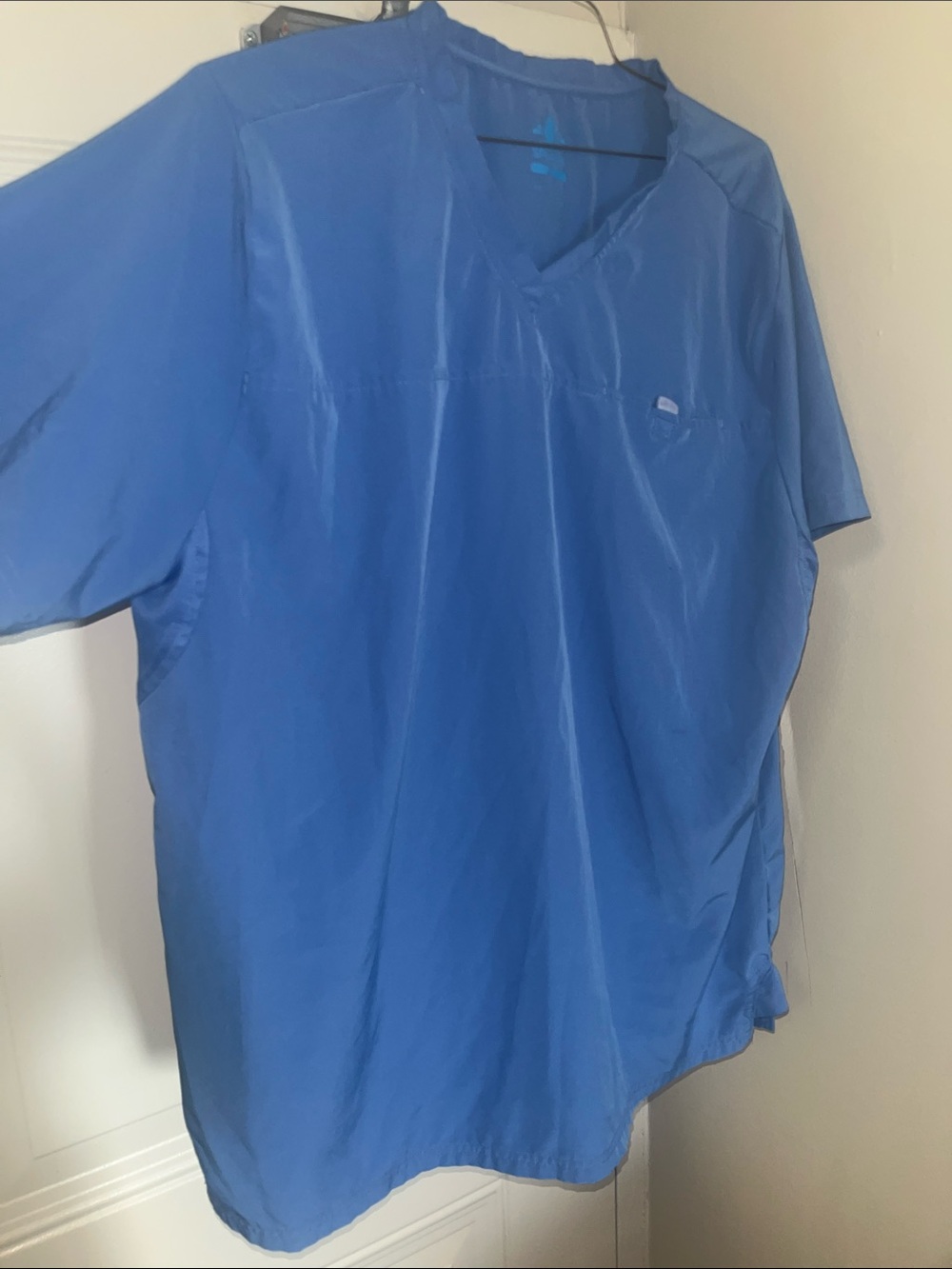 Splash Men's Royal Blue V-Neck Short Sleeve Top